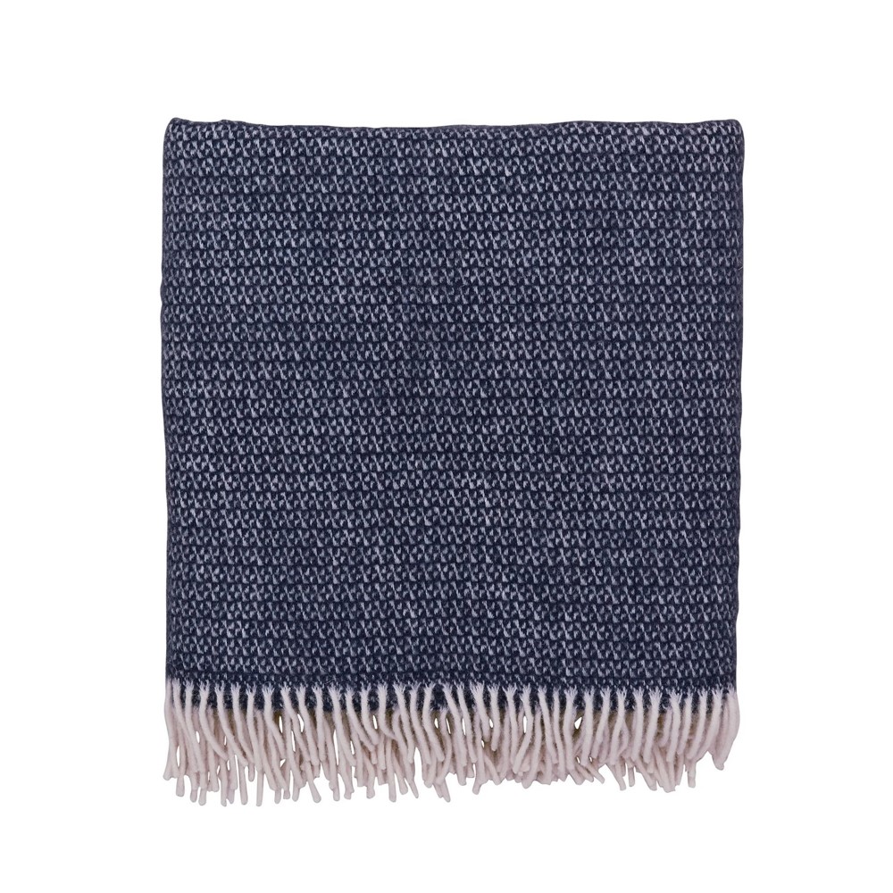 Burleigh Wool Throw by Bedeck of Belfast x Burleigh in Blue